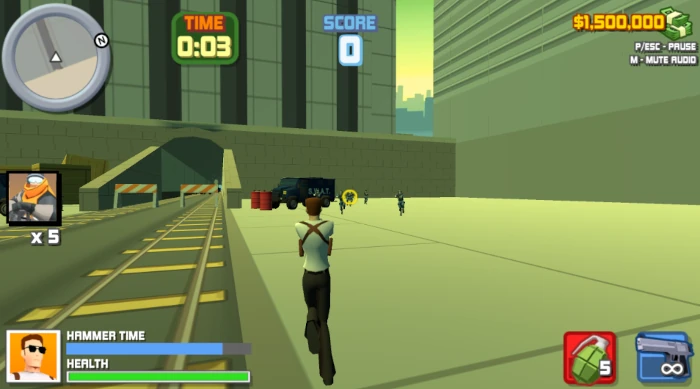 Mob City shooting game